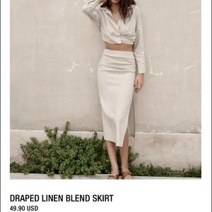 Zara Linen skirt